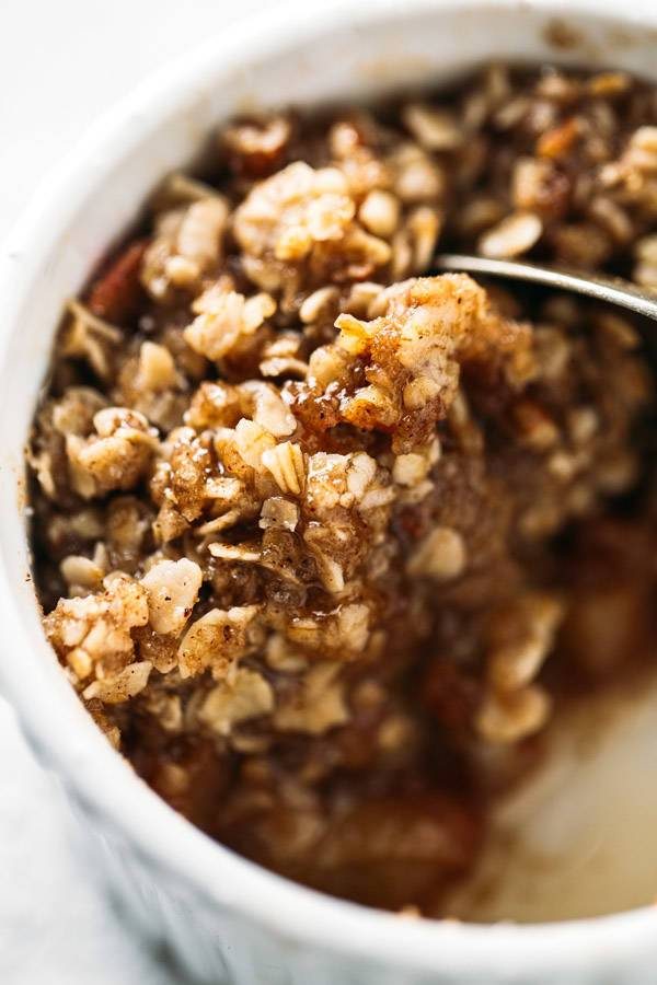 Coconut Oil Apple Crisp.