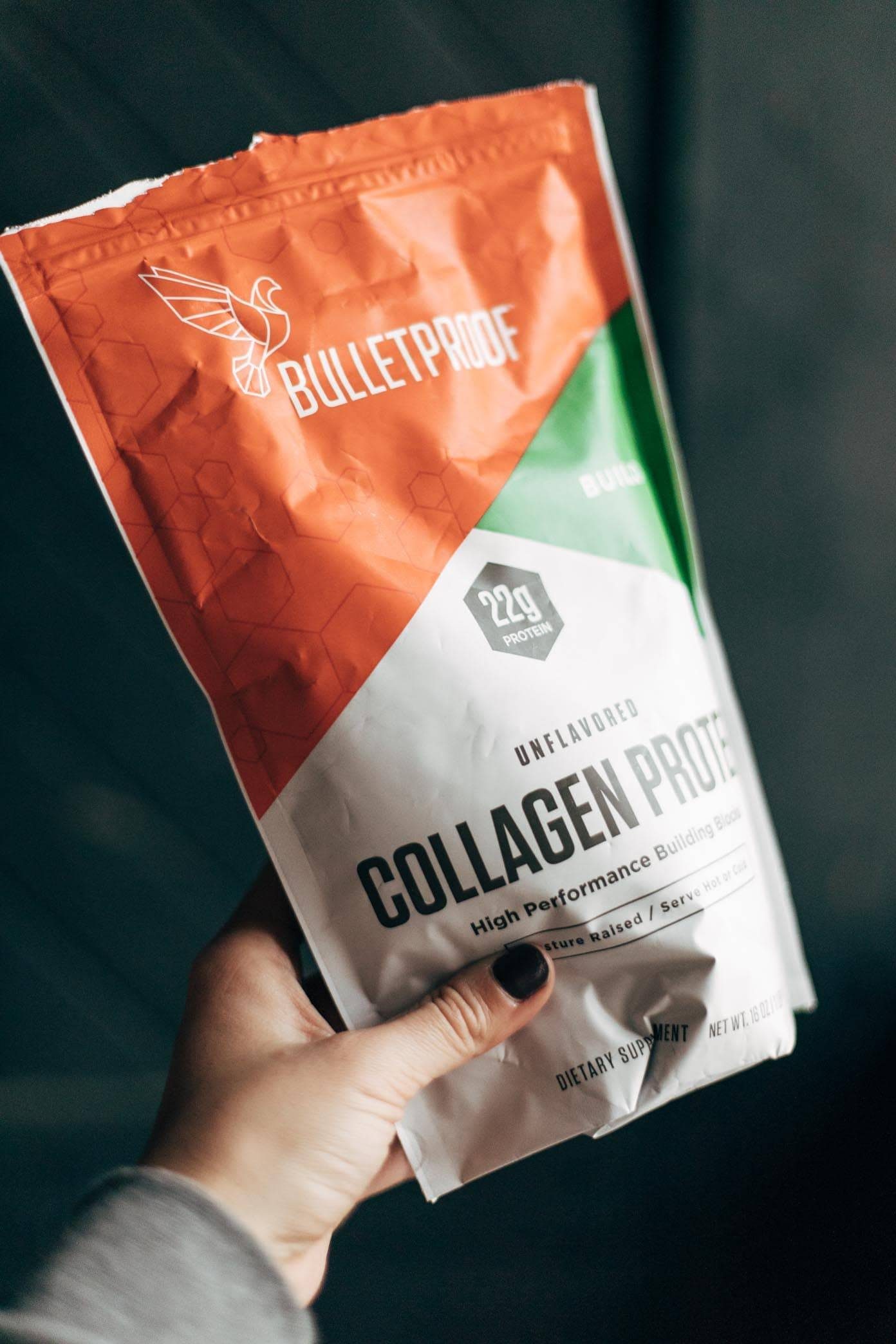Bulletproof Collagen Protein package.