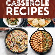 Collage of casseroles