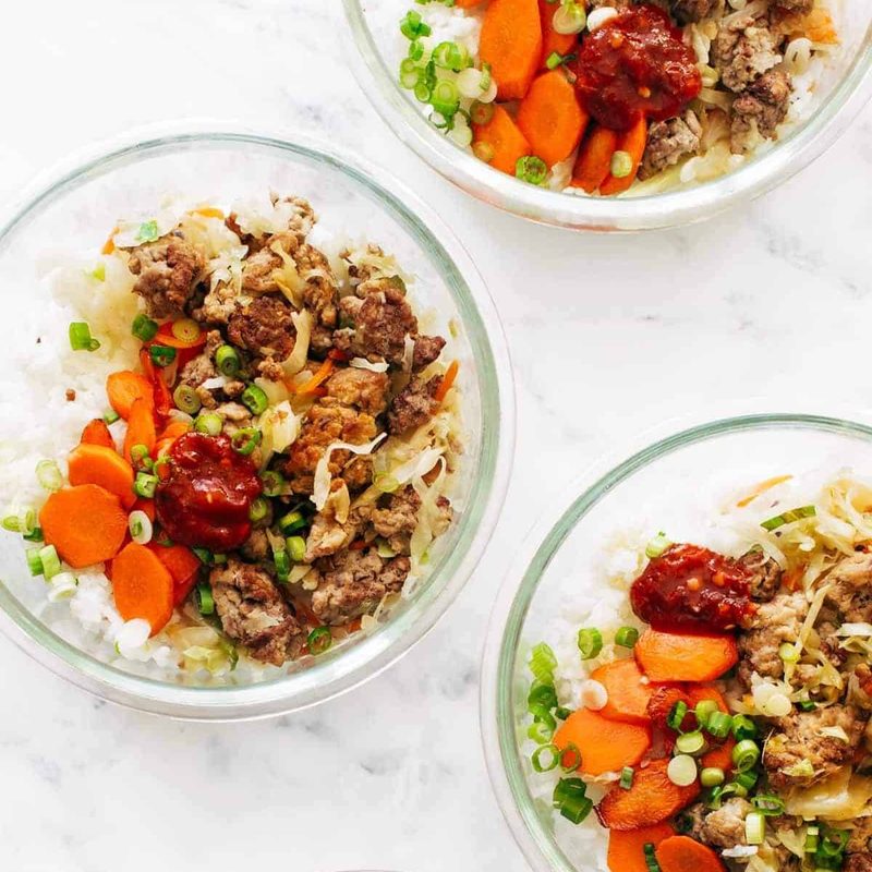 A picture of 15-Minute Egg Roll in a Bowl