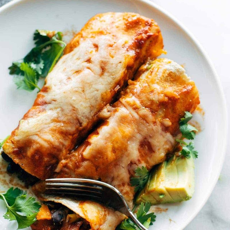 A picture of Easy Veggie Enchiladas